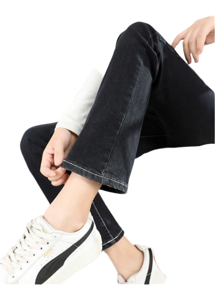 KK BRAND | High-Waisted Winter Denim for Women & GIRLS | SMART SLIM FIT | COTTON-STRETCH BLEND 2025