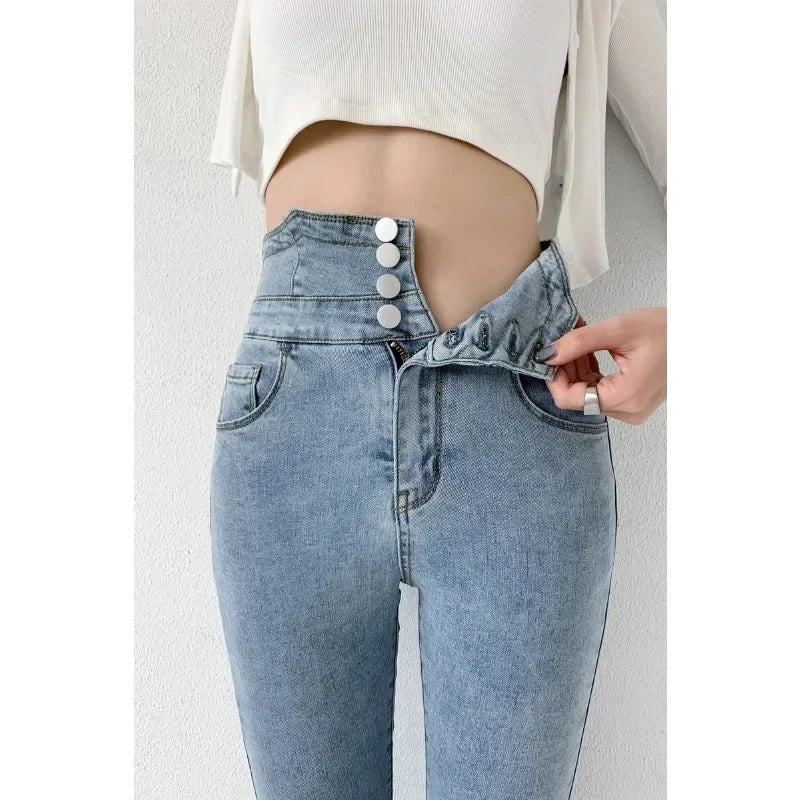 ✨ KK BRAND LIGHTCOLORS DENIM SKINNY DENIM JEANS FOR WOMEN | 2025