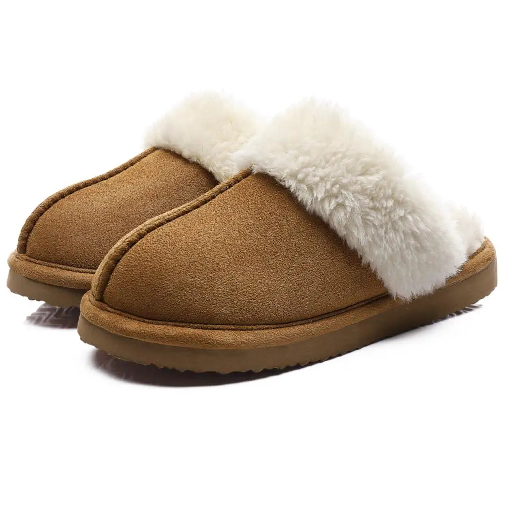 KK BRANDS WOMEN'S FAUX FUR SLIPPERS – COZY INDOOR STYLE WITH LUXE COMFORT | 2025