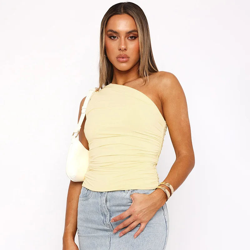 BY KK BRAND – Solid Color Bra Vest Tops  Summer |2025 Collection