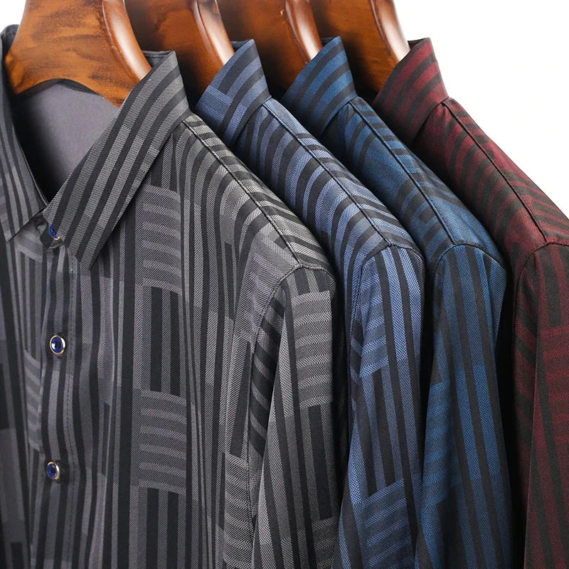 ✨ BY KK BRAND | MEN’S CHECK DESIGN SHIRT | BREATHABLE PC COTTON | SHARP CHECK STYLE ALL SEASONS | 2025