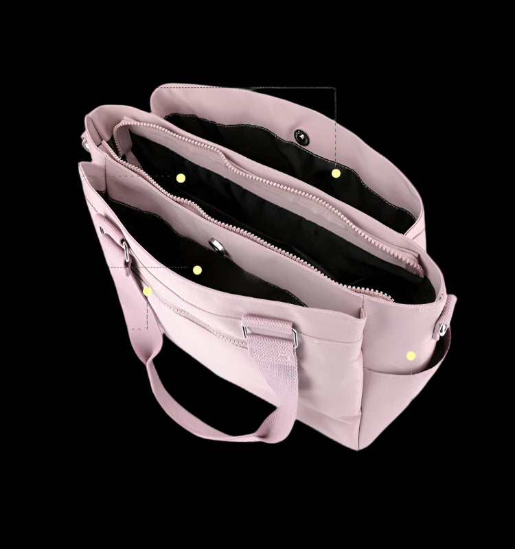 👜 KK BRAND – Leather-Nylon Shoulder Tote Bag Where Elegance Meets Everyday Function 2025