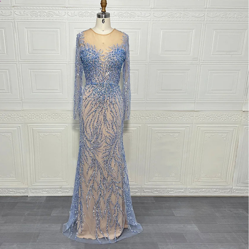 ✨ KK BRAND | ELEGANT BEADED SILK WASHING WEAR EVENING GOWN – WOMEN’S FORMAL TULLE MASTERPIECE | 2025