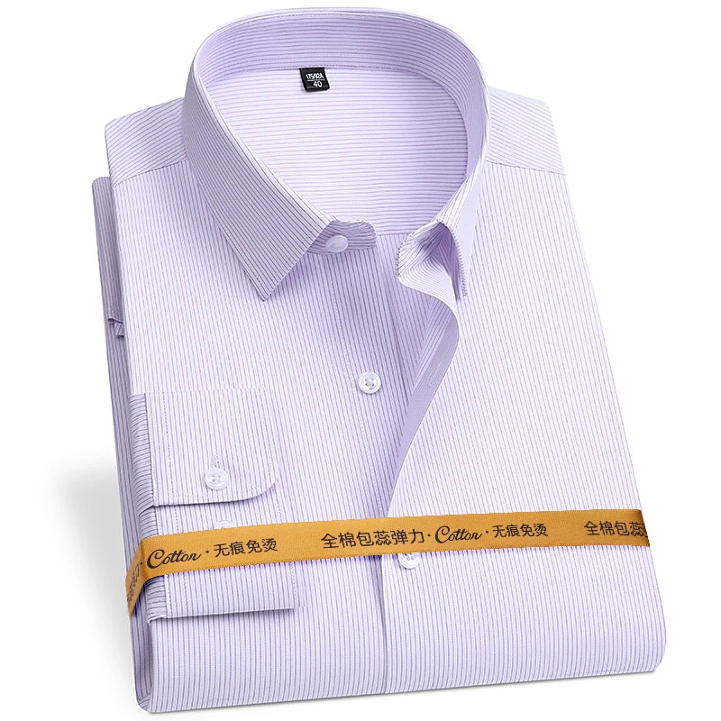 KK BRAND FULL-LINED MEN’S BODY-FIT DRESS SHIRT – SPRING 2025 EDITION
