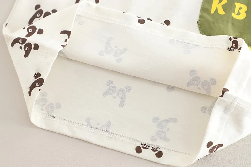 Toddler Boys’ Summer Panda Set – 2-Piece Cotton T-Shirt & Shorts Outfit By KK BRAND| 2025