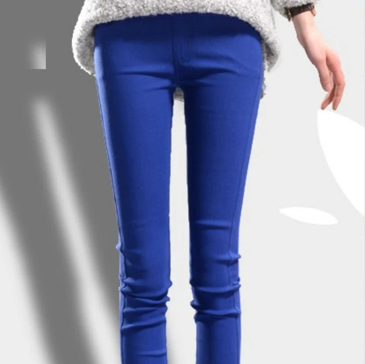 KK BRAND – Women’s High-Waist Stretch Denim Pants | Comfortable &amp; Stylish Everyday Fit | 2025