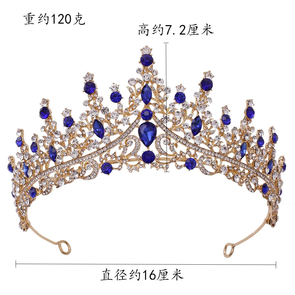 KK BRAND – Baroque Rose Gold Bridal Tiara Crown Luxury Crystal Diadem for Weddings, Pageants &amp; Special Occasions| 2025