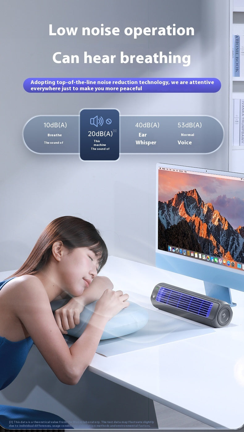 Super Large Wind Wireless Binding Multi-purpose Wall-mounted Tower Fandesktop Portable Blade-free Little Fan