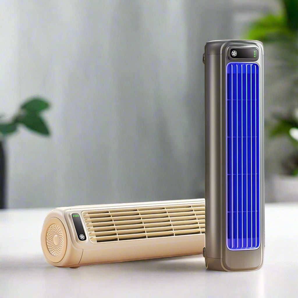 Super Large Wind Wireless Binding Multi-purpose Wall-mounted Tower Fandesktop Portable Blade-free Little Fan