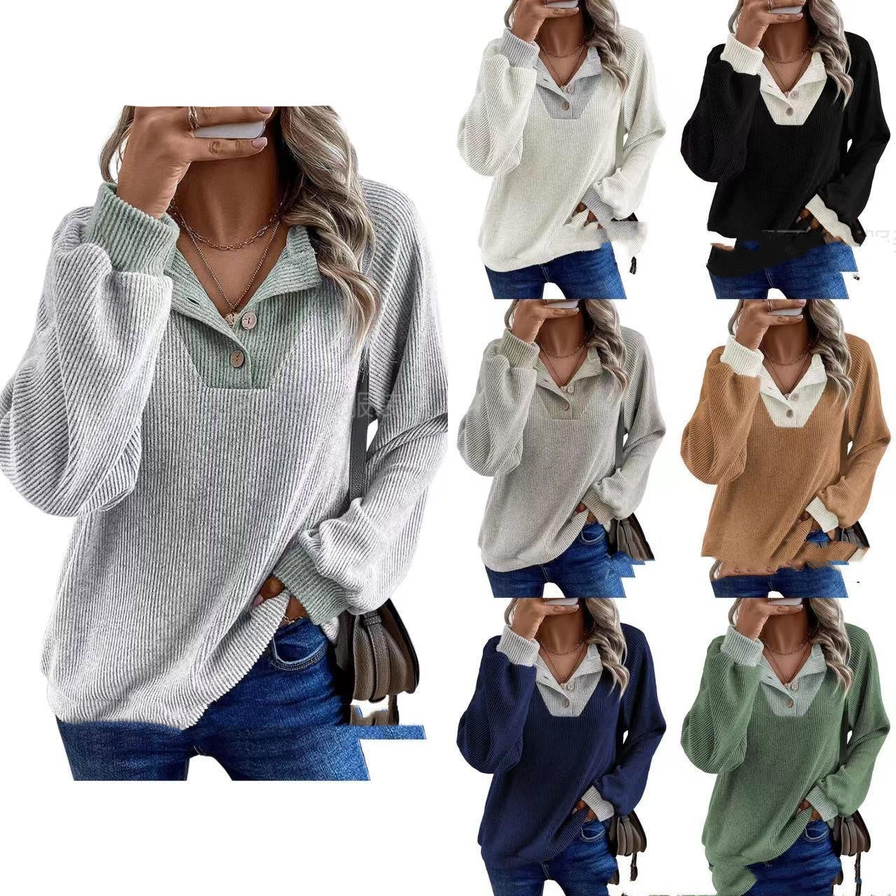 Women's Simple LONG SLEEV T.SHIRT